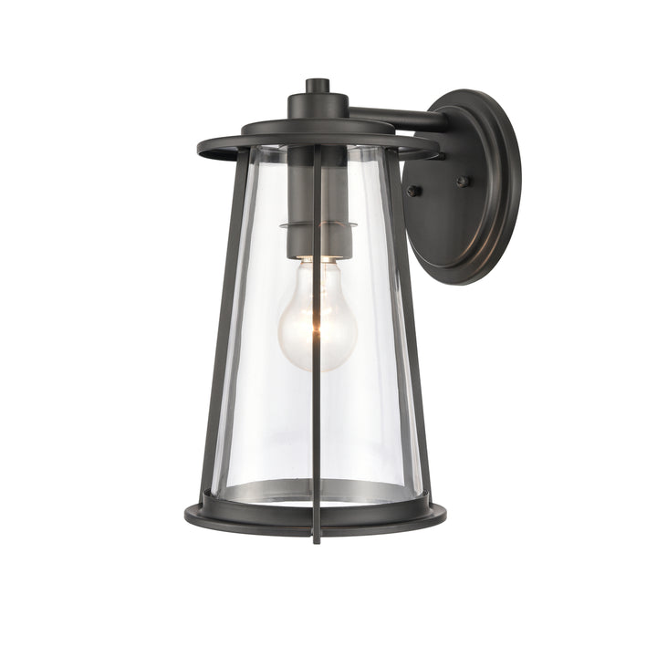 Kennison 13 High 1-Light Outdoor Sconce - Matte Black Image 3