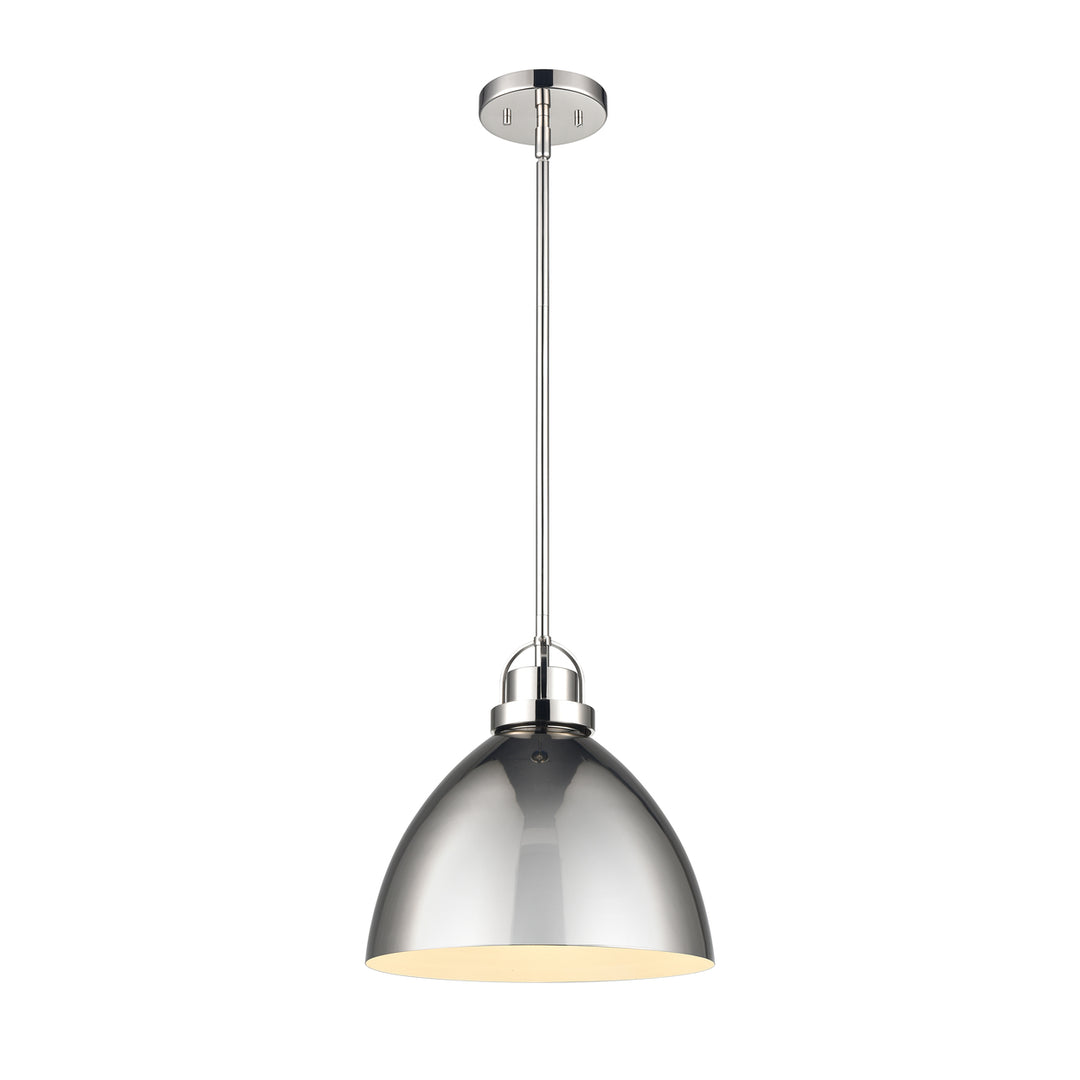 Somerville 12 Wide 1-Light Pendant - Polished Nickel Image 1