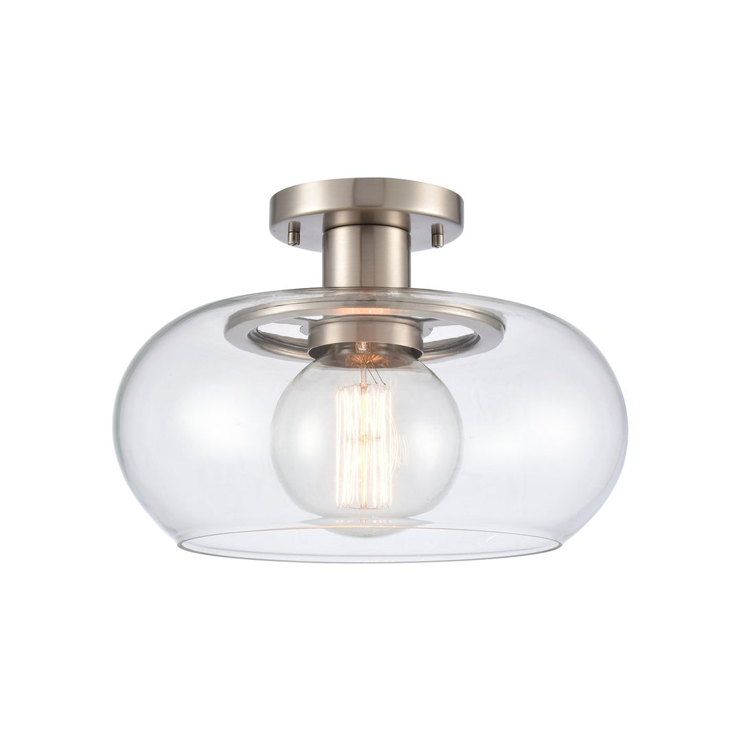 Clement 13 Wide 1-Light Semi Flush Mount Image 1