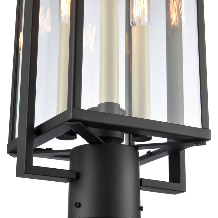 Gladwyn 21.5 High 3-Light Outdoor Post Light - Matte Black Image 5