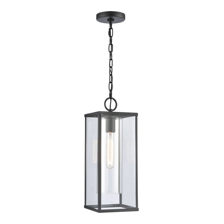 Augusta 19 High 1-Light Outdoor Hanging Light - Matte Black Image 3