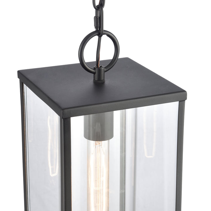 Augusta 19 High 1-Light Outdoor Hanging Light - Matte Black Image 4