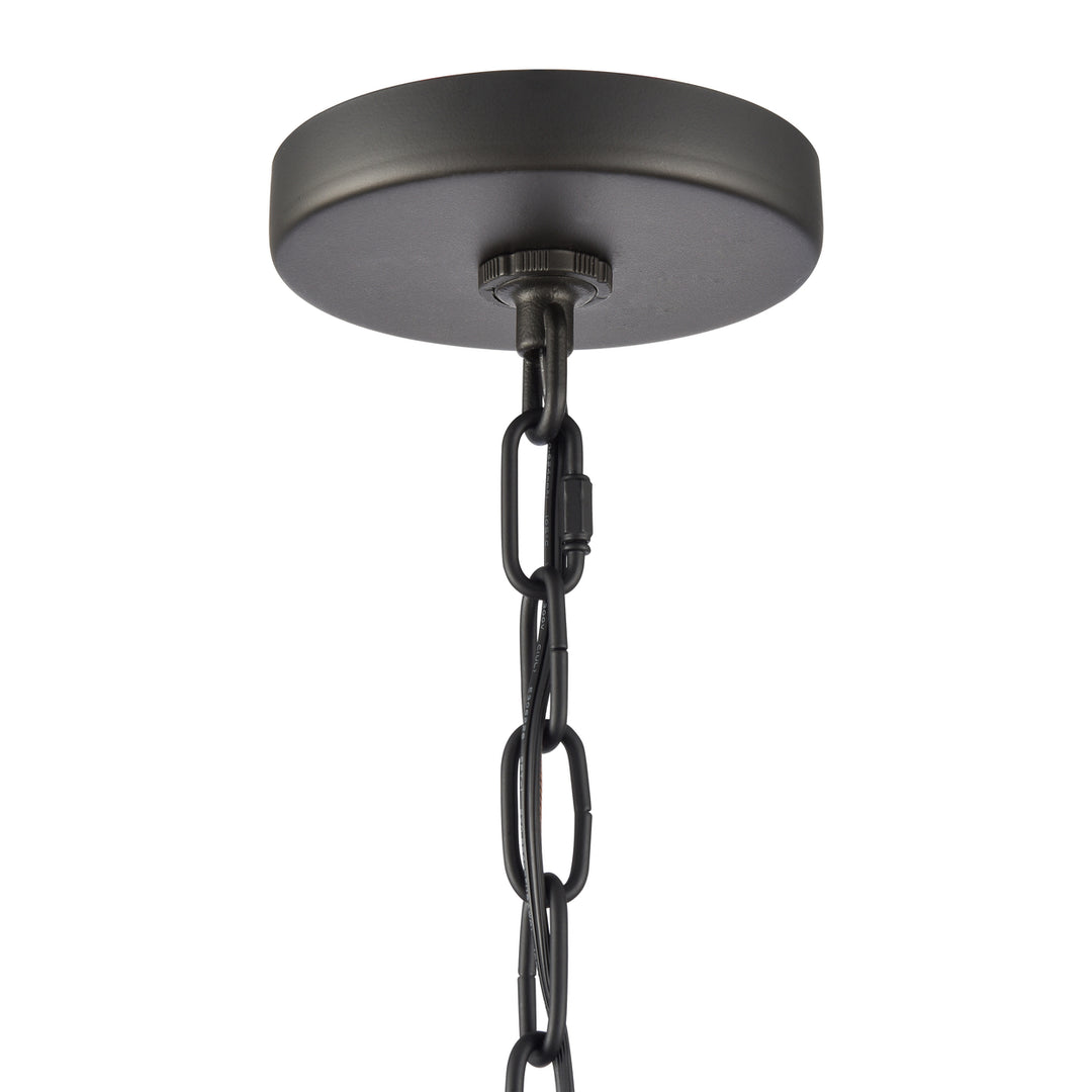 Augusta 19 High 1-Light Outdoor Hanging Light - Matte Black Image 6