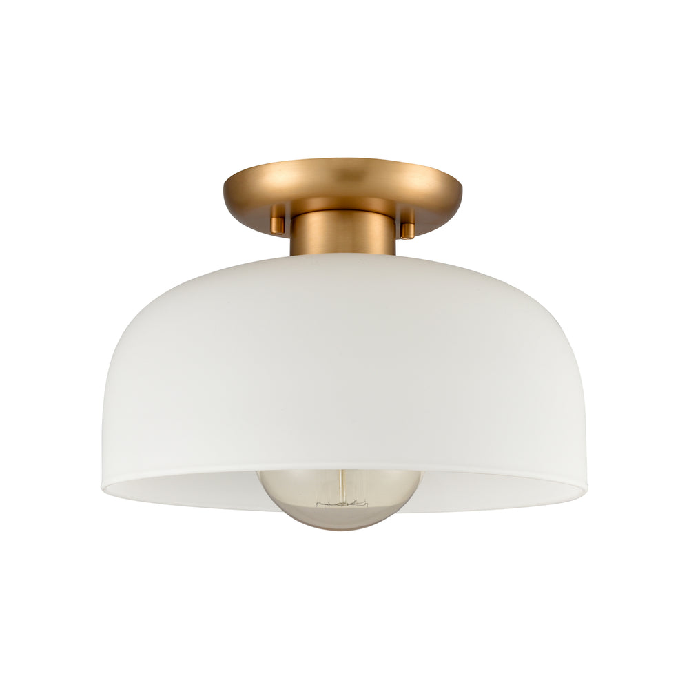 Brewer 10 Wide 1-Light Semi Flush Mount Image 2