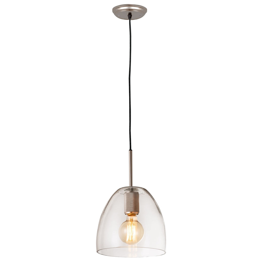 Netta 10 Wide 1-Light Mini Pendant - Satin Nickel Image 1