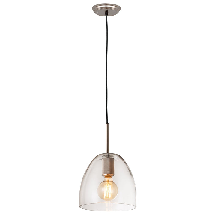 Netta 10 Wide 1-Light Mini Pendant - Satin Nickel Image 1