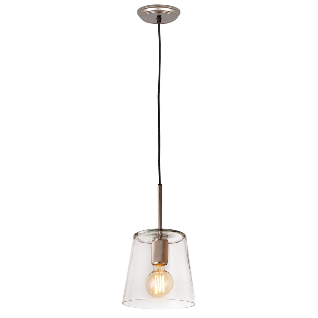 Netta 8 Wide 1-Light Mini Pendant - Satin Nickel Image 1