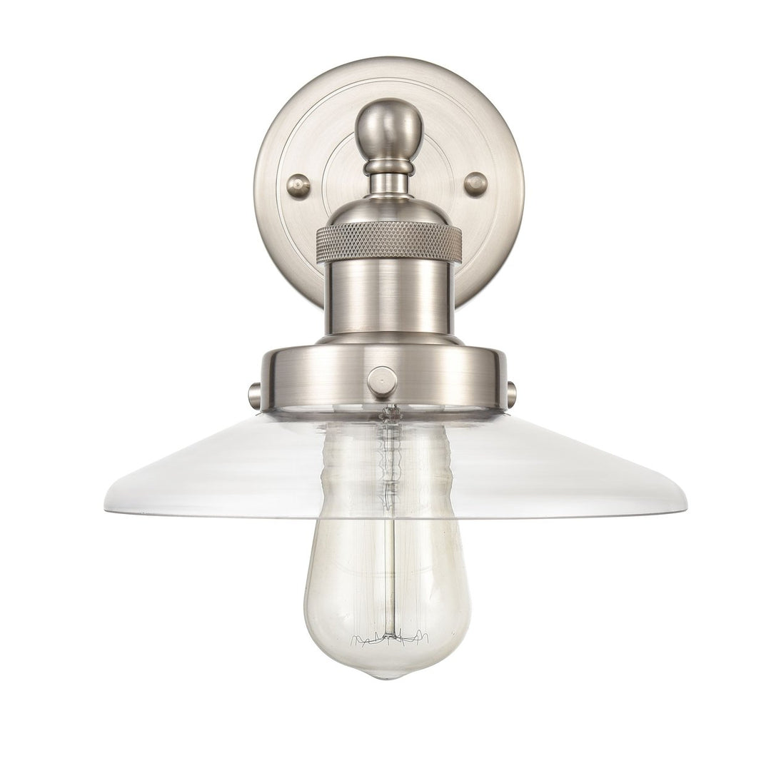 English Pub 8 High 1-Light Sconce - Satin Nickel [96150/1] Image 2