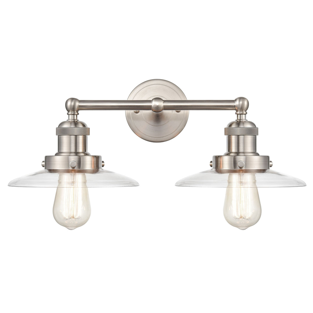 English Pub 18 Wide 2-Light Vanity Light - Satin Nickel [96151/2] Image 1