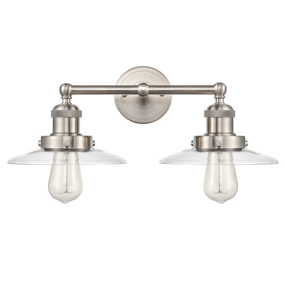 English Pub 18 Wide 2-Light Vanity Light - Satin Nickel [96151/2] Image 2