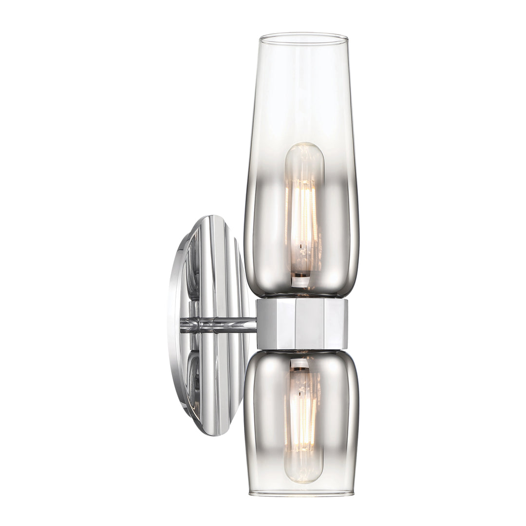 Flame 2-Light Vanity Sconce Image 1