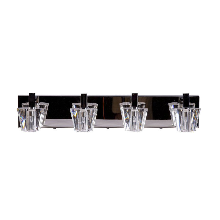 Capello 27 Wide 4-Light Vanity Light - Chrome Image 1