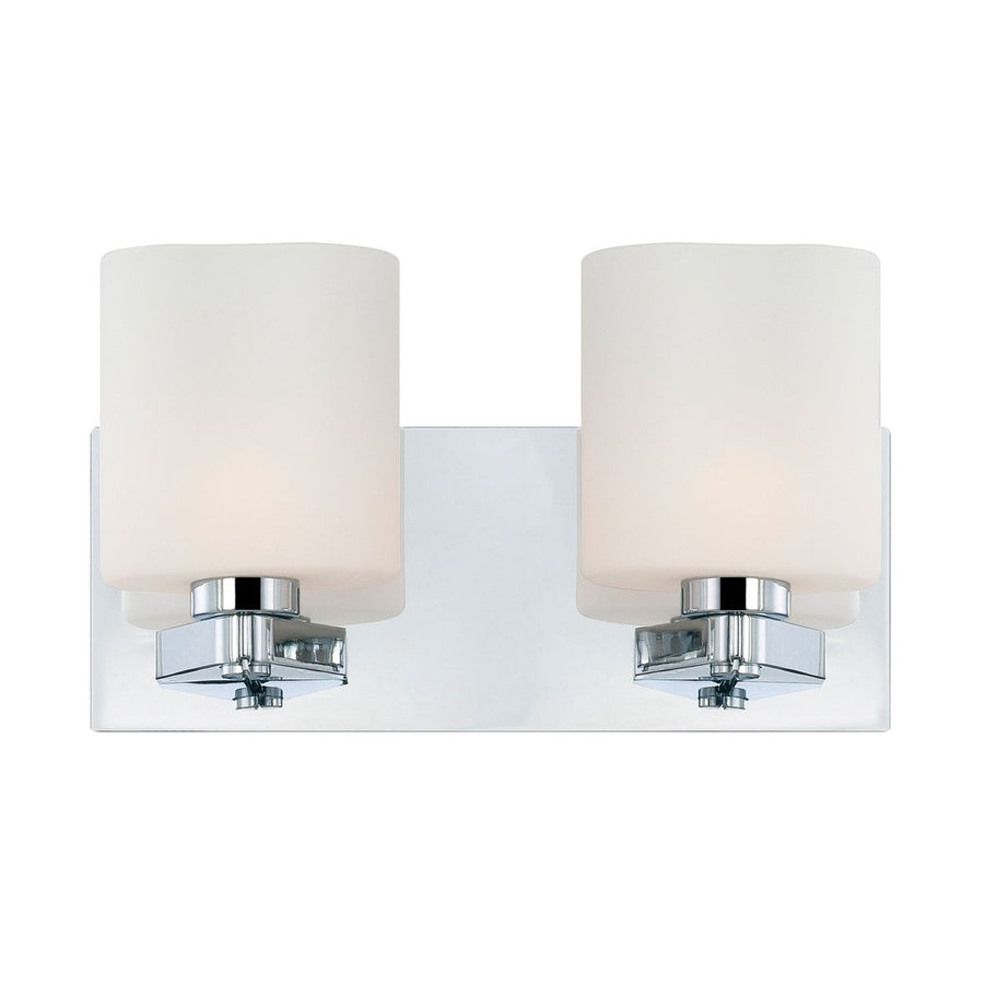 Embro 12.5 Wide 2-Light Vanity Light - Chrome Image 1