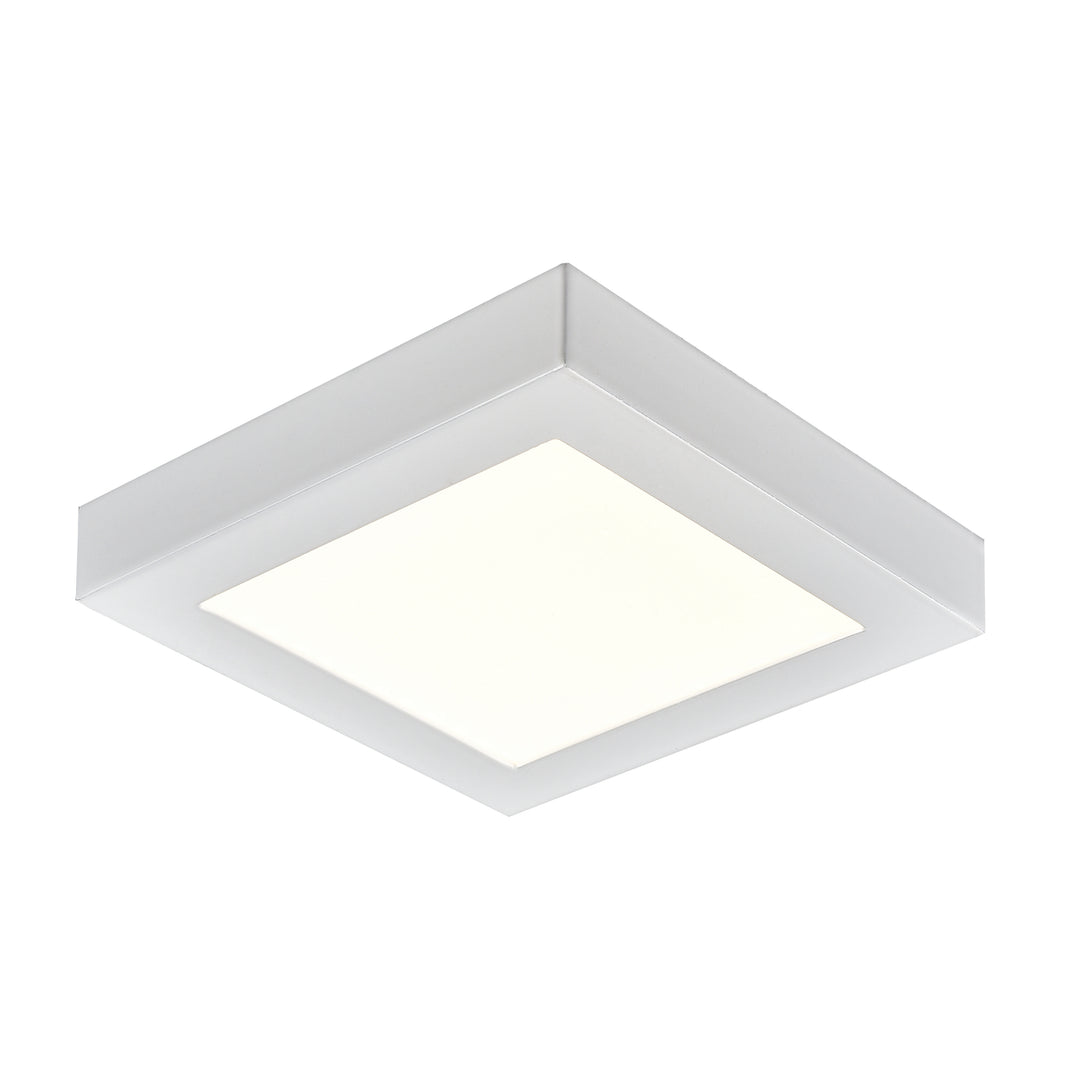 Titan 6 Wide Integrated LED Square Flush Mount Image 1