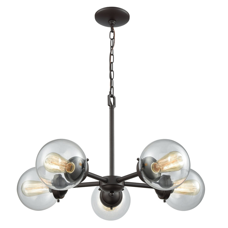 Beckett 26 Wide 5-Light Chandelier - Oil Rubbed Bronze [CN129521] Image 1