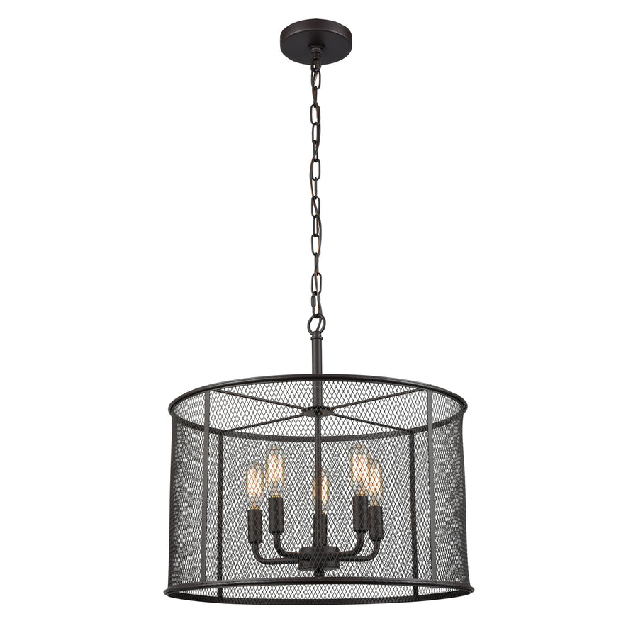 Williamsport 18 Wide 5-Light Chandelier - Oil Rubbed Bronze Image 1