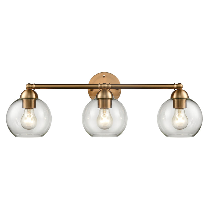 Astoria 25 Wide 3-Light Vanity Light - Satin Gold Image 1