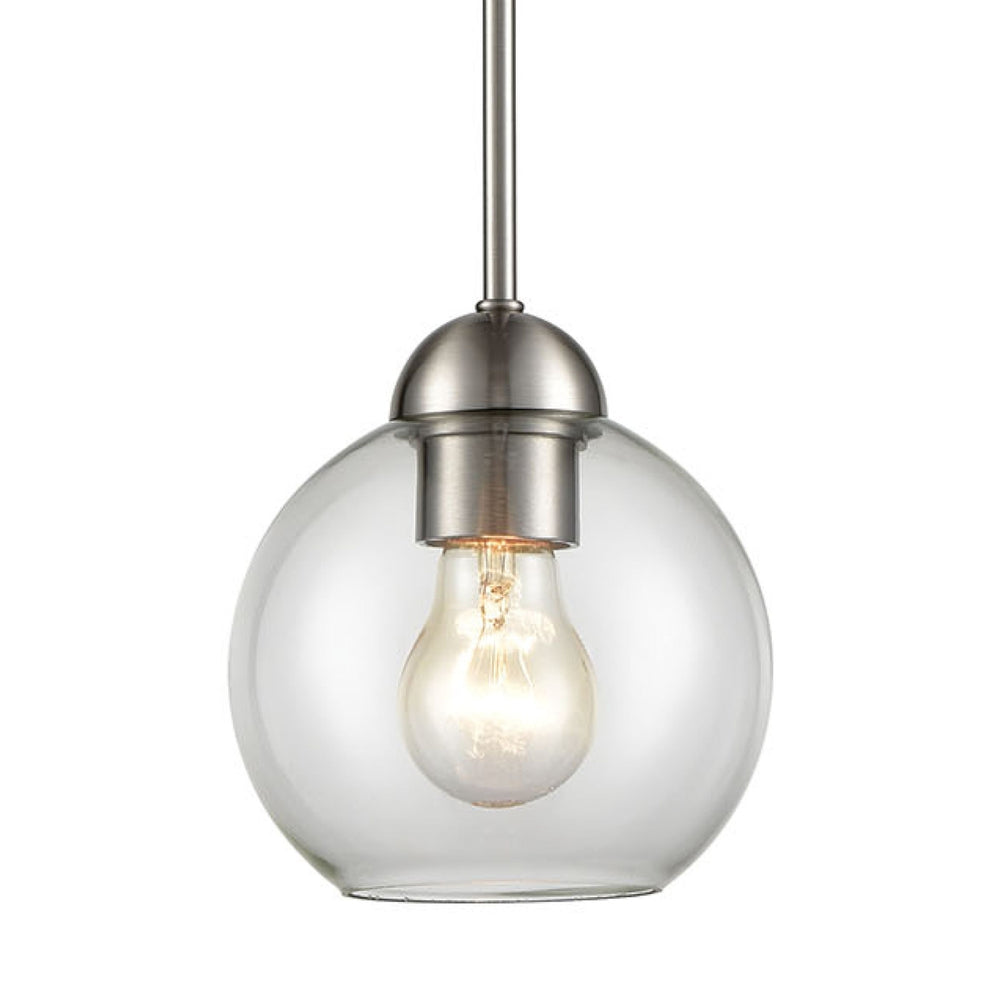 Astoria 6 Wide 1-Light Mini Pendant - Brushed Nickel Image 2