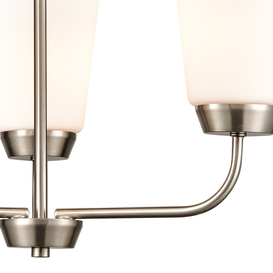 Winslow 19 Wide 3-Light Chandelier - Brushed Nickel Image 3