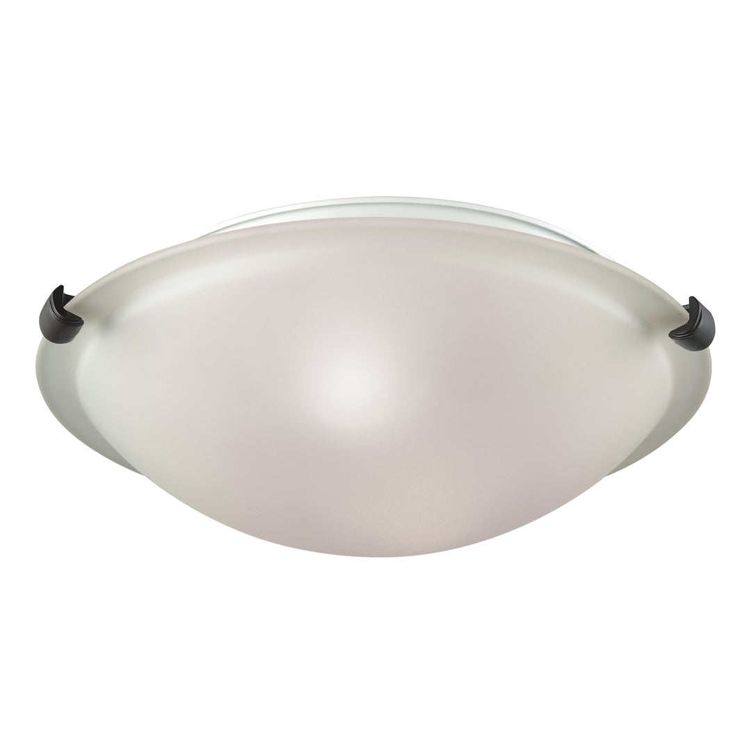 Sunglow 13 Wide 2-Light Flush Mount - Brushed Nickel Image 1