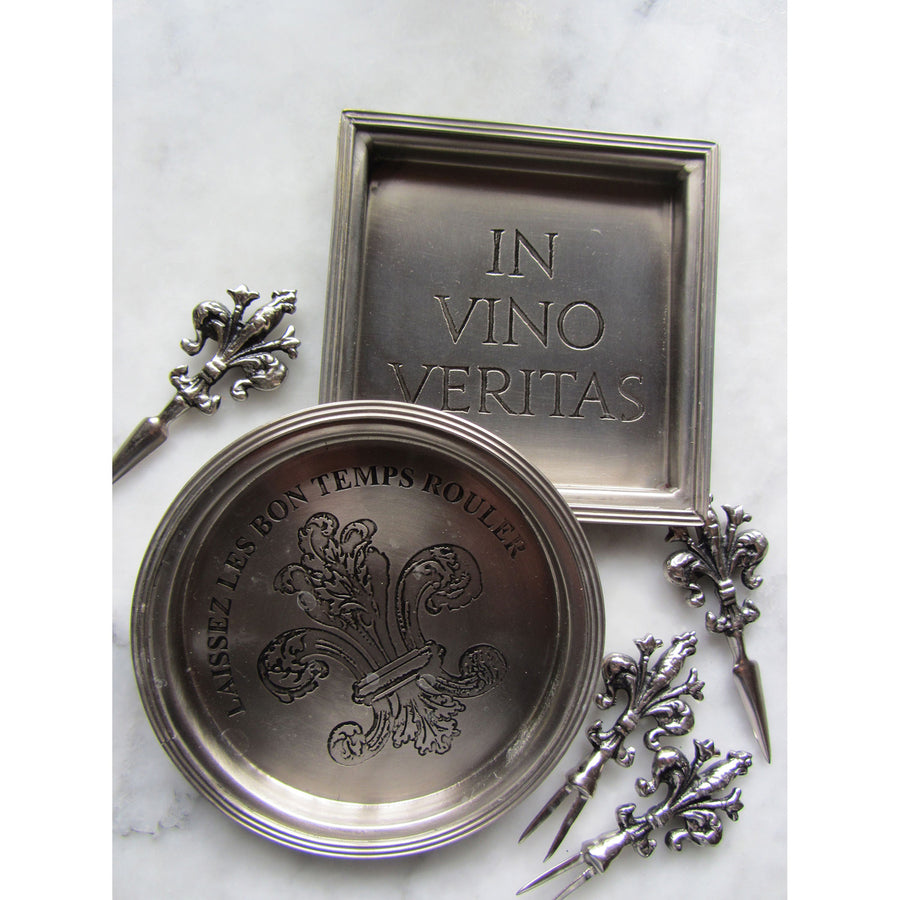 In Vino Veritas Etched Coasters (Set of 4) Image 1