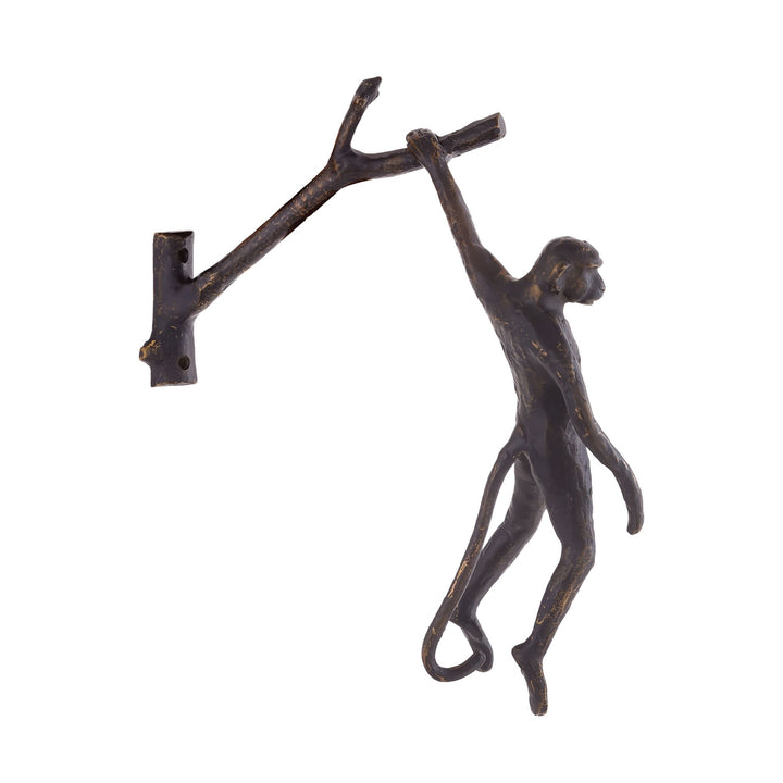 Aluminum Monkey Wall Hook - Dark Image 3