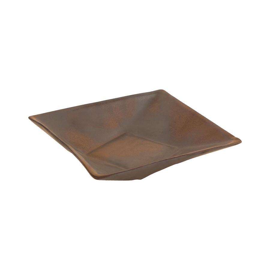 Square Platter in Cerametal Finish Image 1