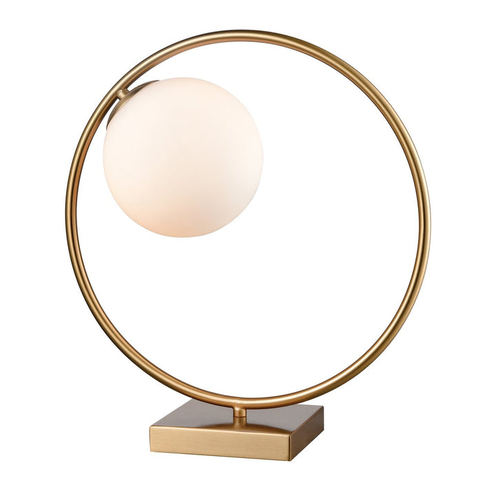 Moondance 15 High 1-Light Table Lamp - Aged Brass Image 1