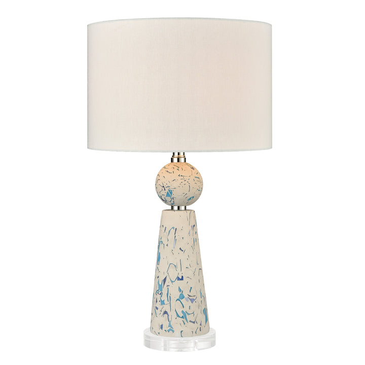 Libertine Table Lamp in White and Blue Image 1