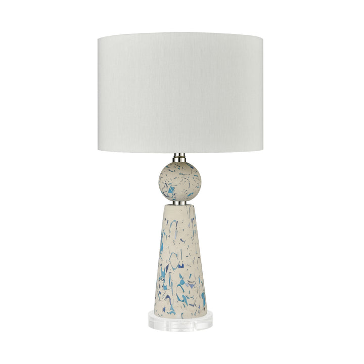 Libertine Table Lamp in White and Blue Image 2