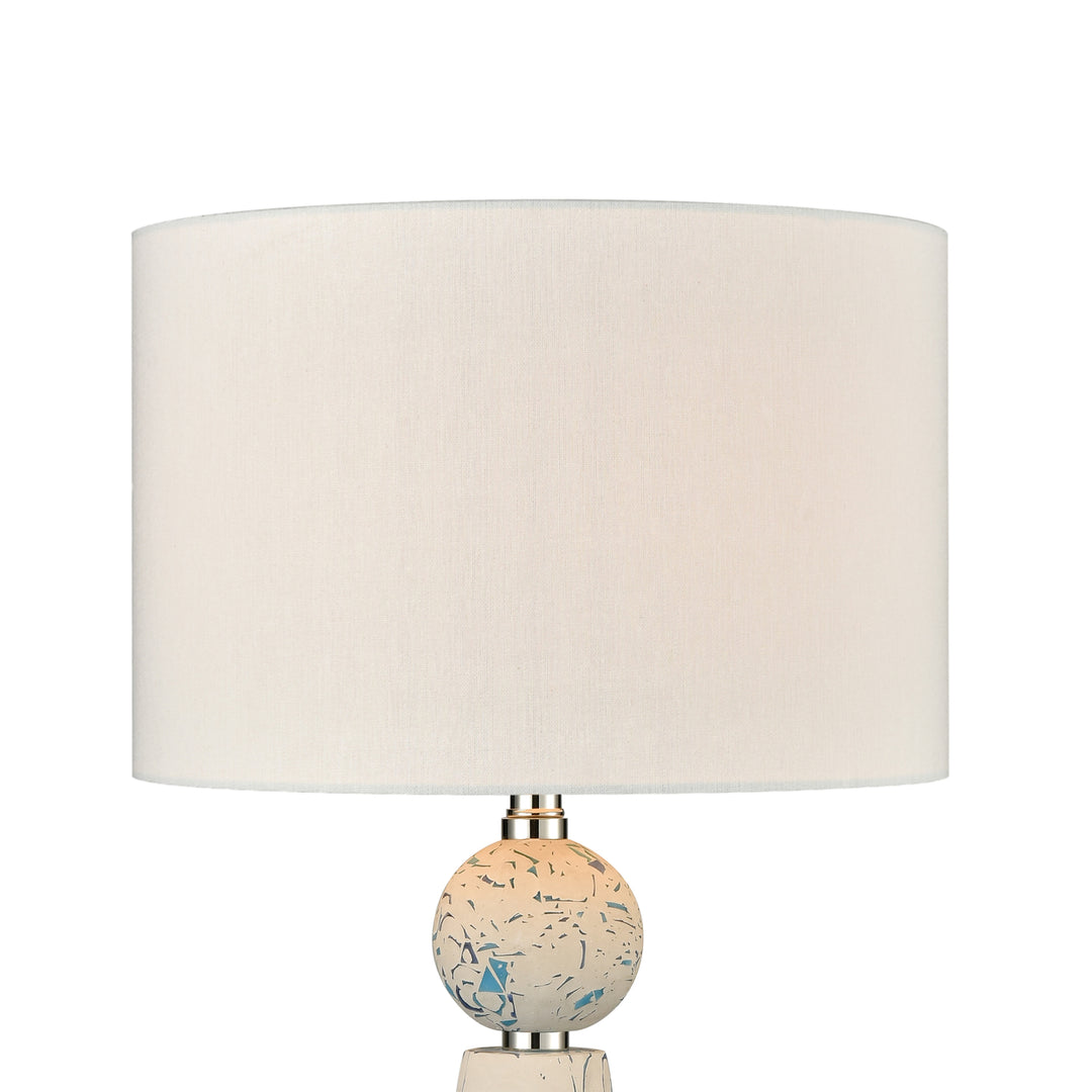 Libertine Table Lamp in White and Blue Image 3