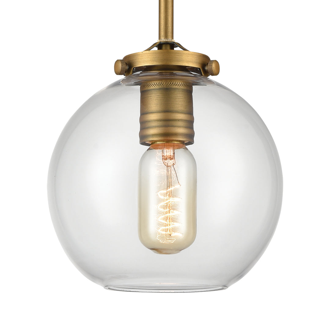 Mountain Creek 7 Wide 1-Light Mini Pendant - Aged Brass Image 4