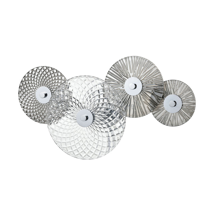 Dream Catcher 24 High 12-Light Wall Sconce - Chrome Image 2