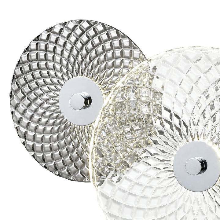 Dream Catcher 24 High 12-Light Wall Sconce - Chrome Image 3