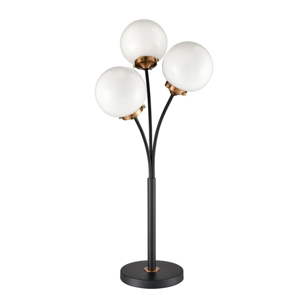 Boudreaux 32 High 3-Light Table Lamp - Matte Black [D4582] Image 2