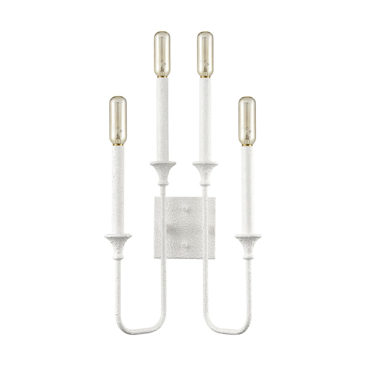 Edward 33 High 2-Light Sconce - Matte White Image 2