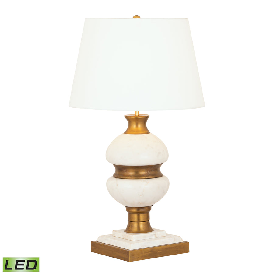 Packer 30 High 1-Light Table Lamp - Aged Brass - Includes LED Bulb Image 1