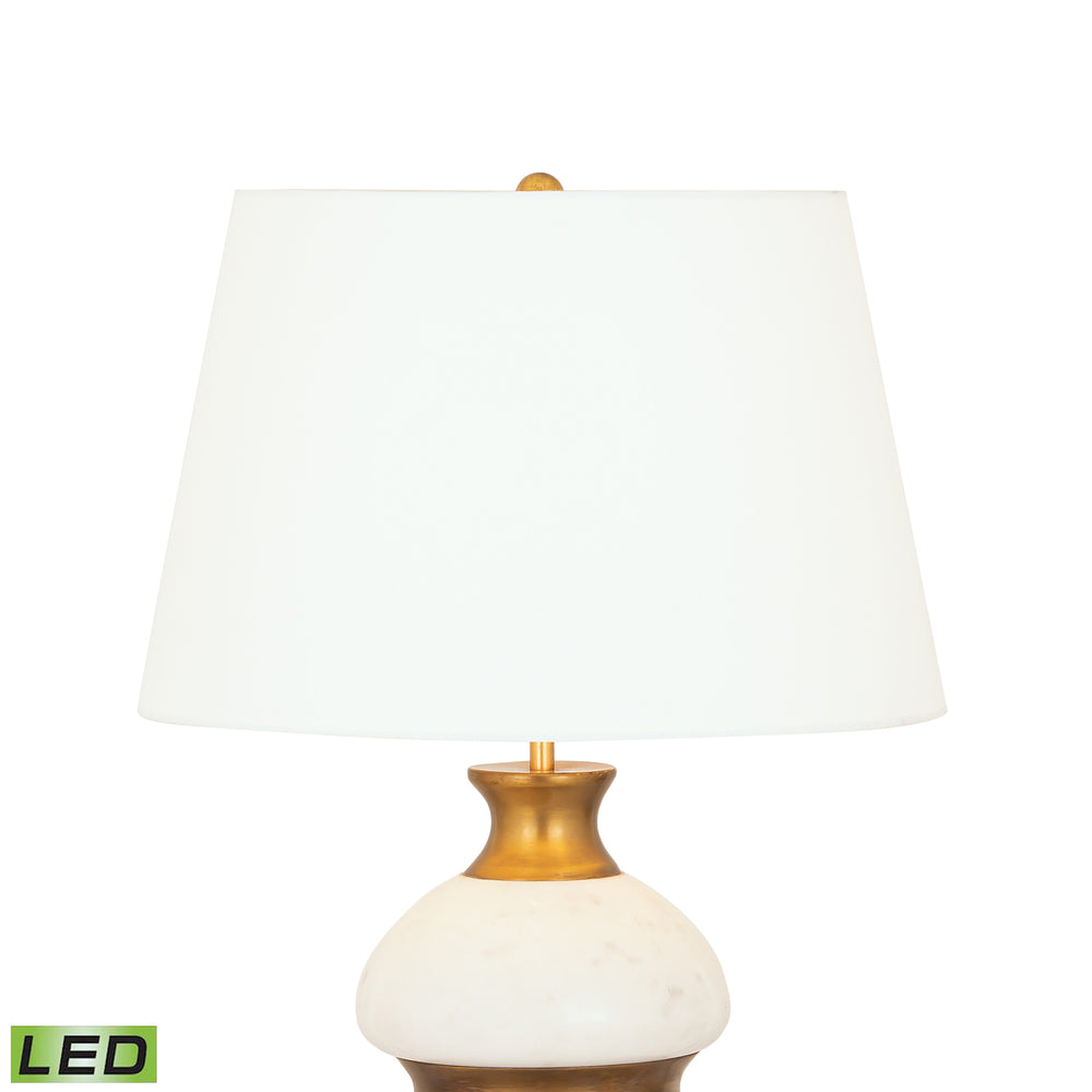 Packer 30 High 1-Light Table Lamp - Aged Brass - Includes LED Bulb Image 2