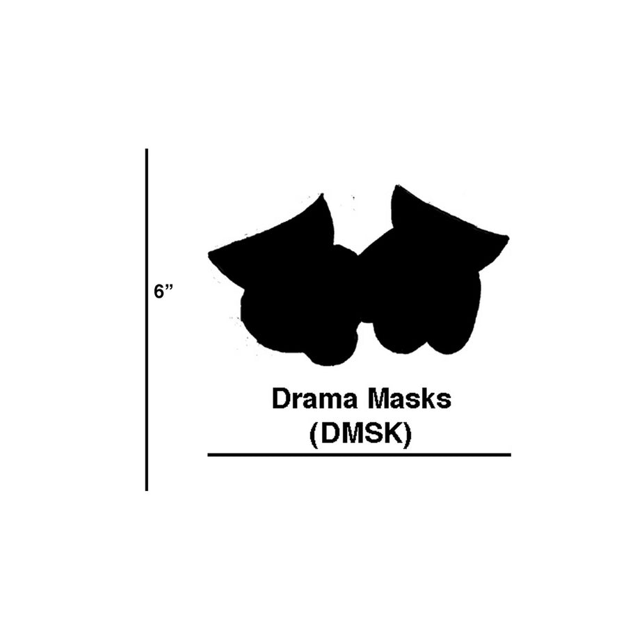 Drama Masks Cookie Cutters (Set of 6) Image 1