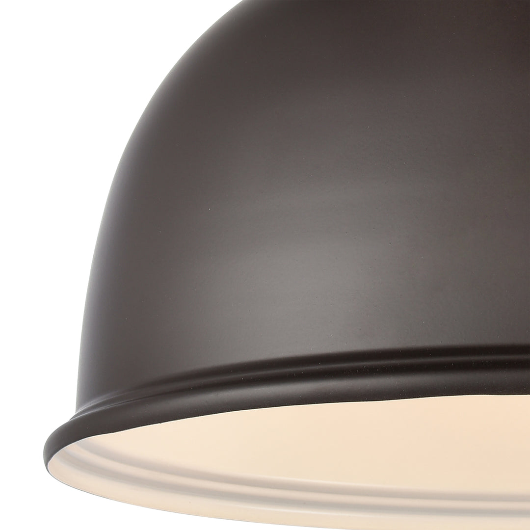 Cedar Park 13 Wide 1-Light Outdoor Flush Mount - Oil Rubbed Bronze Image 3