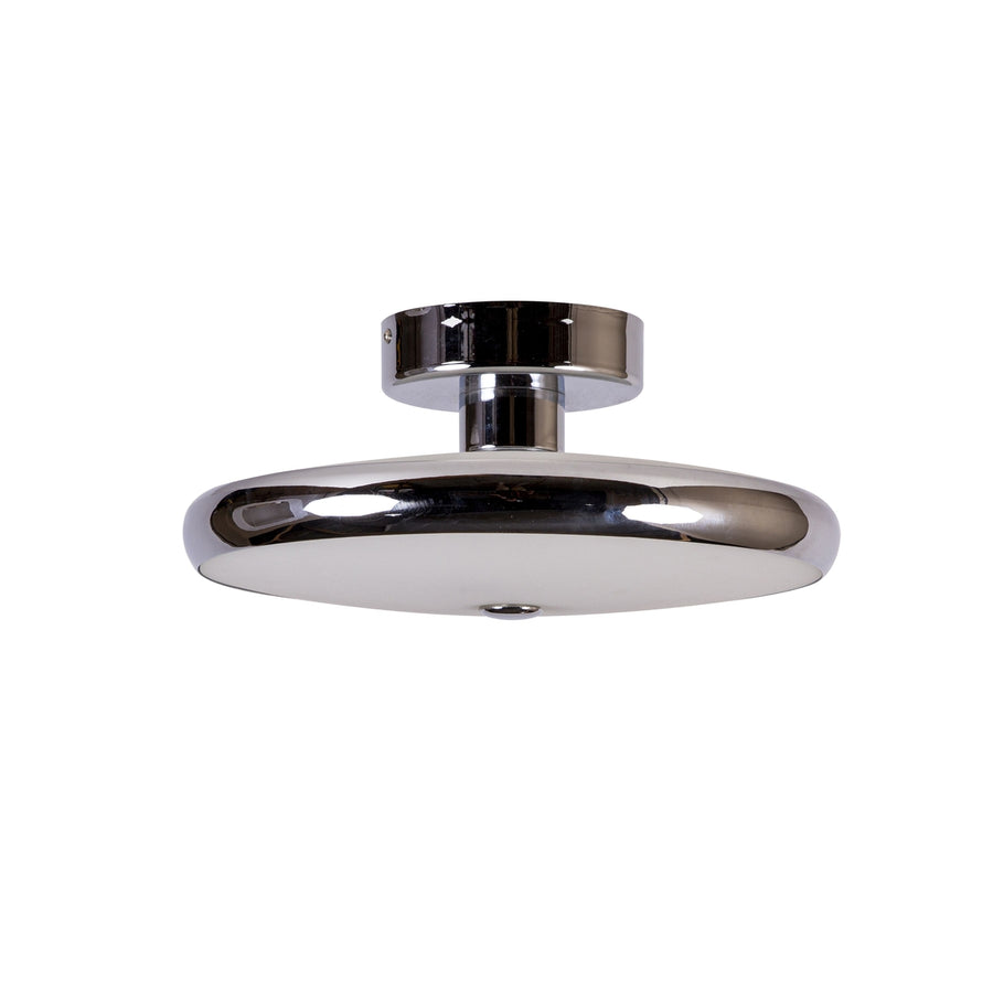 Ciambella 14.5 Wide 3-Light Flush Mount - Chrome Image 1