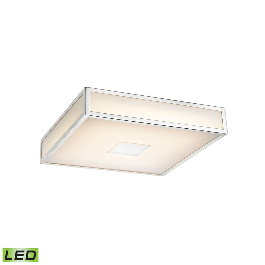 Hampstead 12 Wide 1-Light Flush Mount - Chrome Image 1