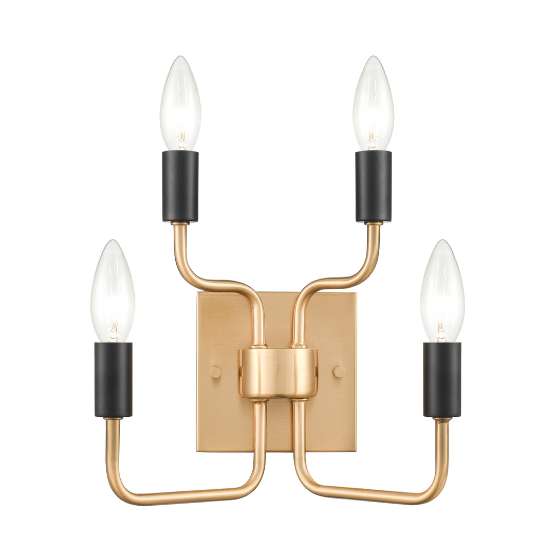 Epping Avenue 10 High 4-Light Sconce - Aged Brass Image 1