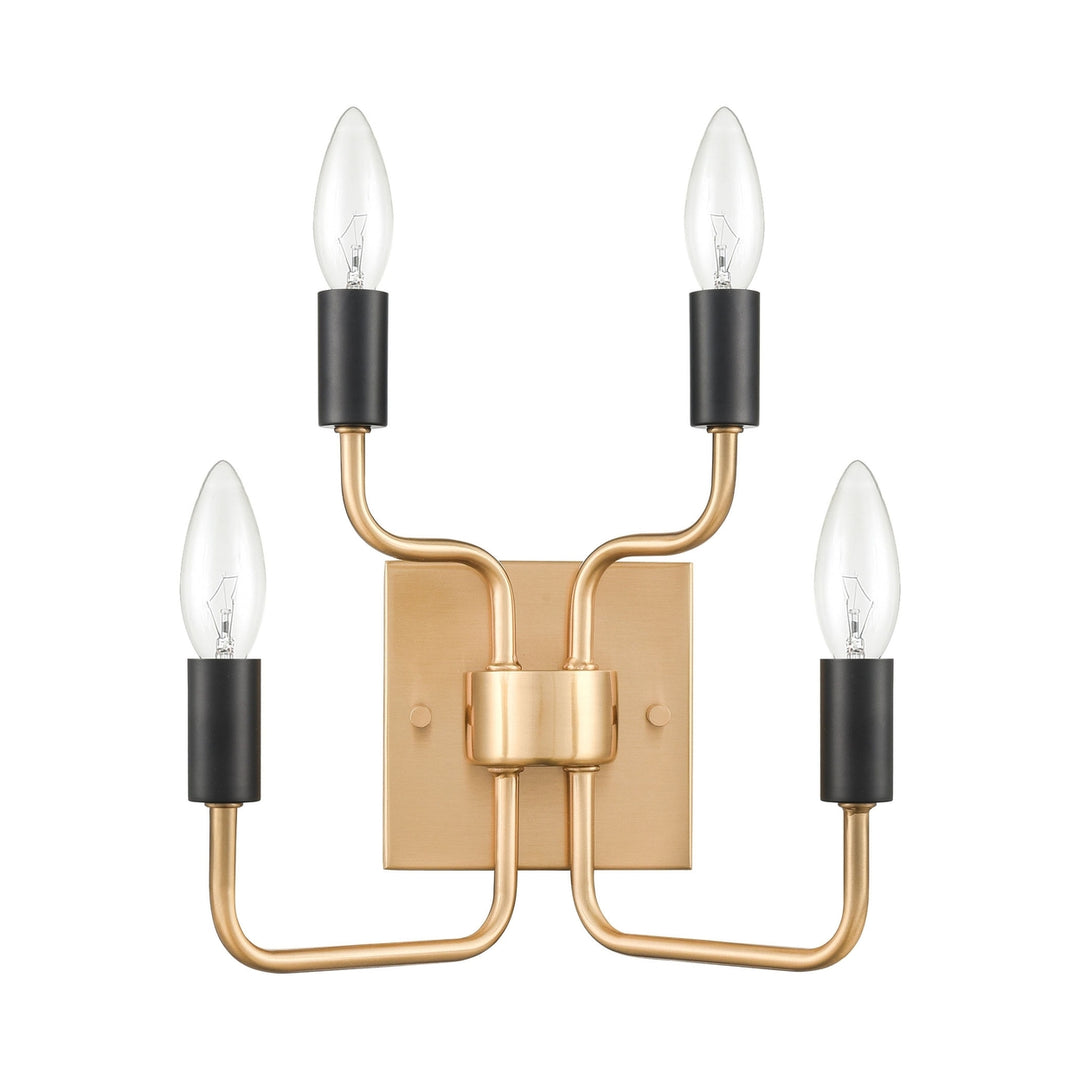 Epping Avenue 10 High 4-Light Sconce - Aged Brass Image 2