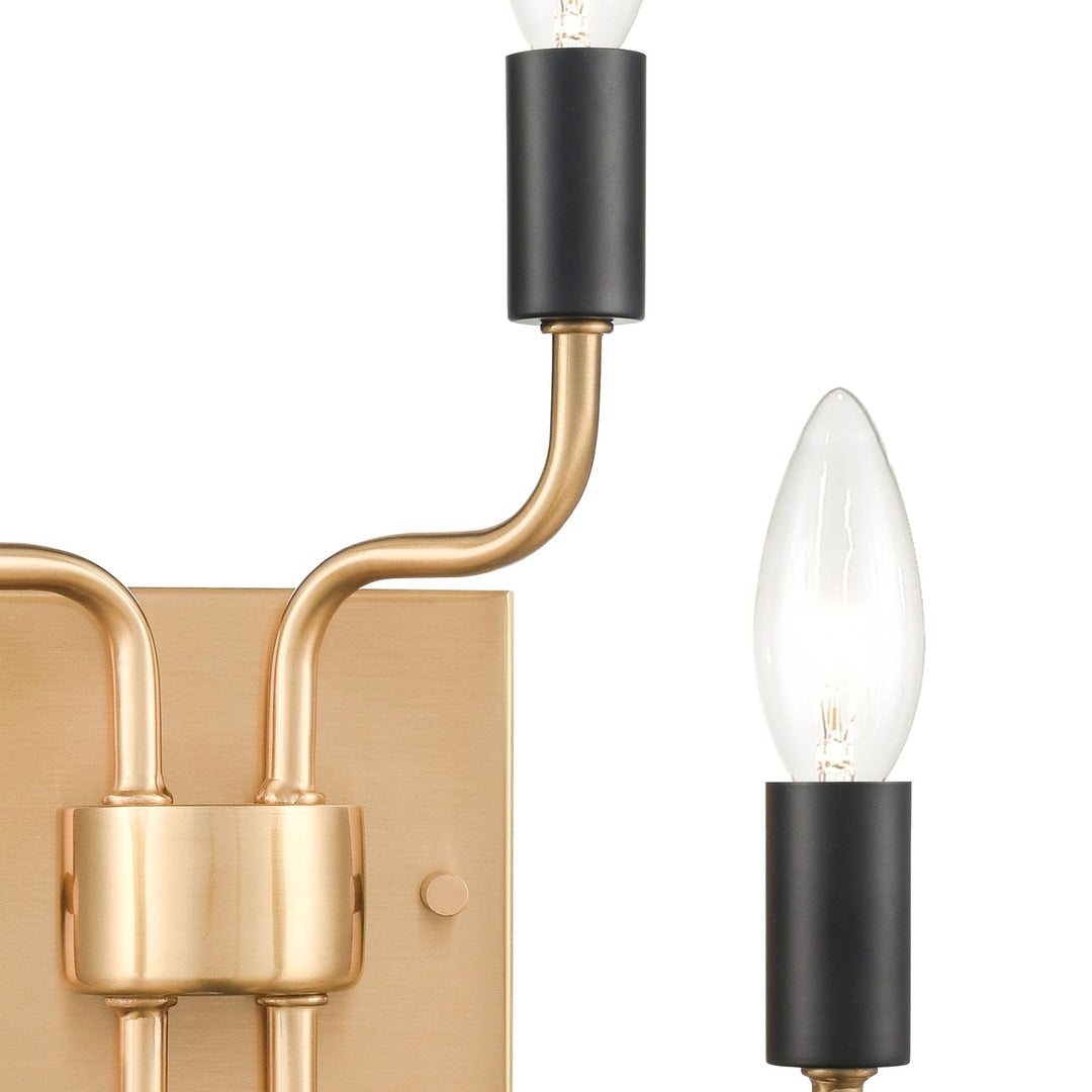 Epping Avenue 10 High 4-Light Sconce - Aged Brass Image 3