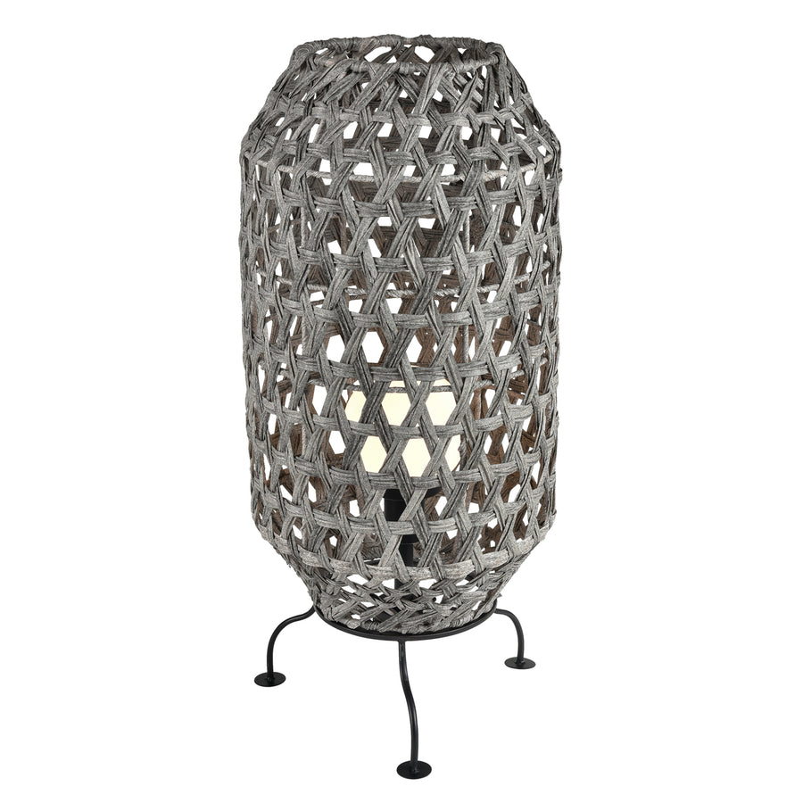 Banaue 36 High 1-Light Outdoor Table Lamp - Gray Image 1