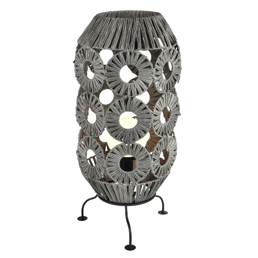 Palayan 36 High 1-Light Outdoor Table Lamp - Gray Image 1