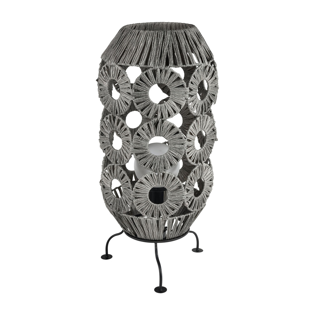 Palayan 36 High 1-Light Outdoor Table Lamp - Gray Image 2