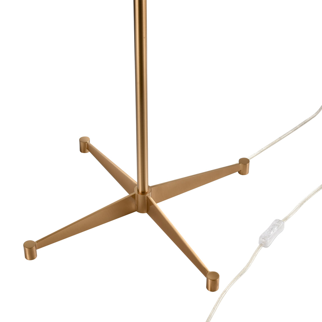 Beaconsfield 65 High 2-Light Floor Lamp - Aged Brass Image 4