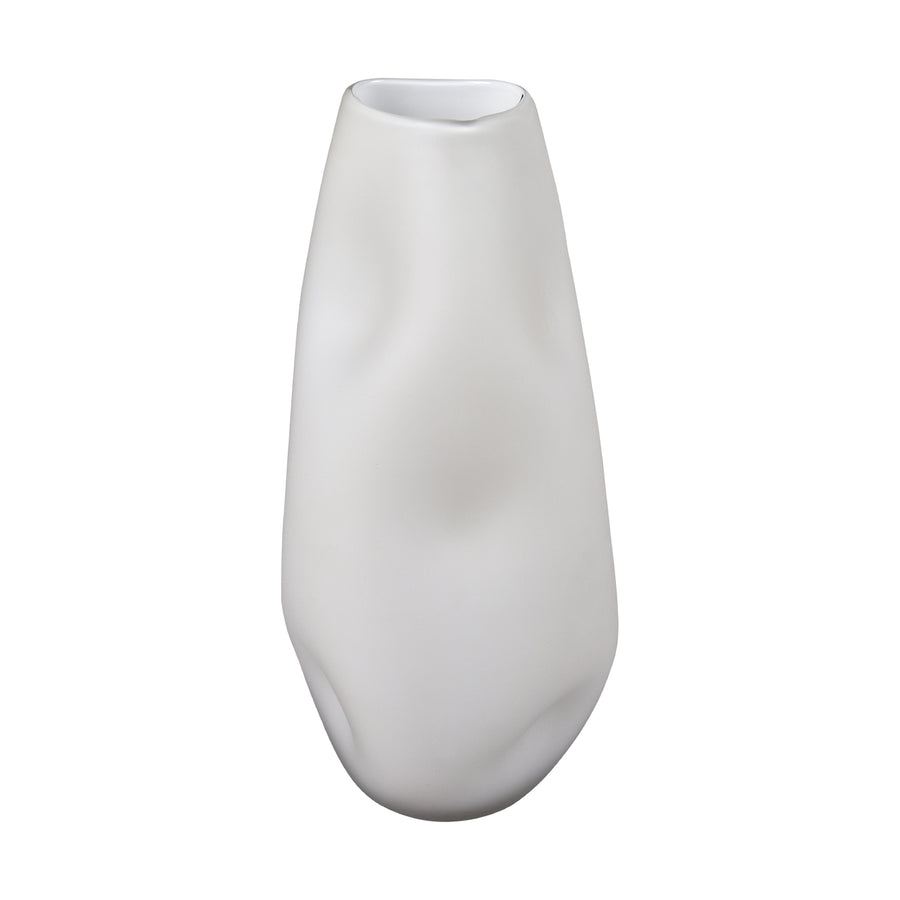 Dent Vase - Small White Image 1